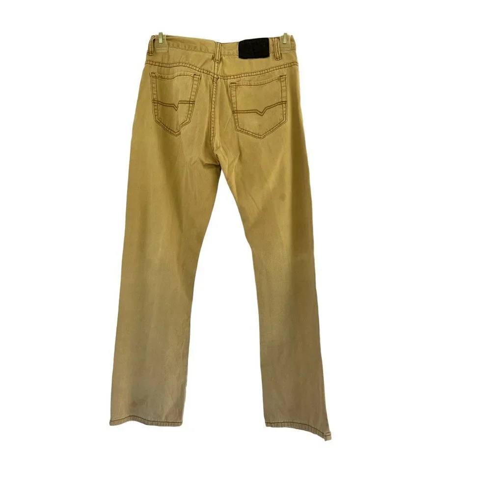 Men's Soft Tan Slim Straight Jeans